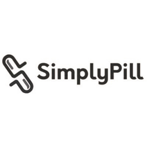 SimplyPill logo zwartwit