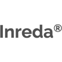 Inreda logo zwartwit
